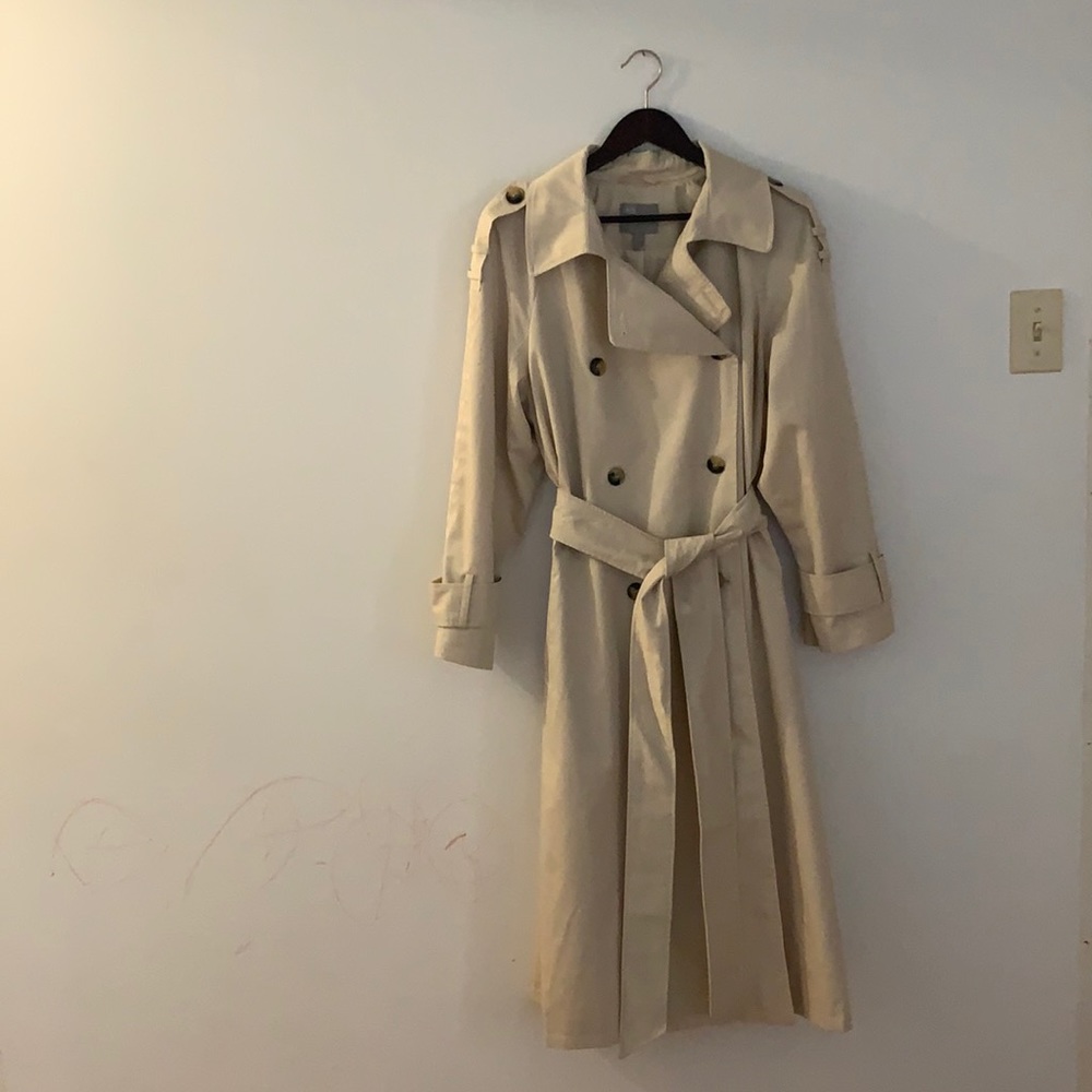 Beautiful classic long Asos Curve trench coat - Picture 3 of 10